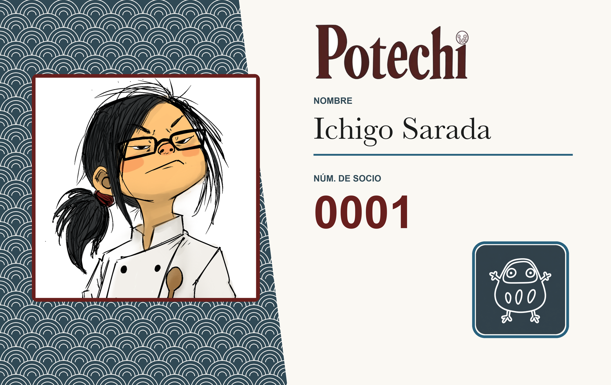 Carnet de socio de Potechi